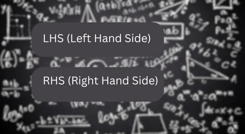 LHS and RHS (Differential Equations)