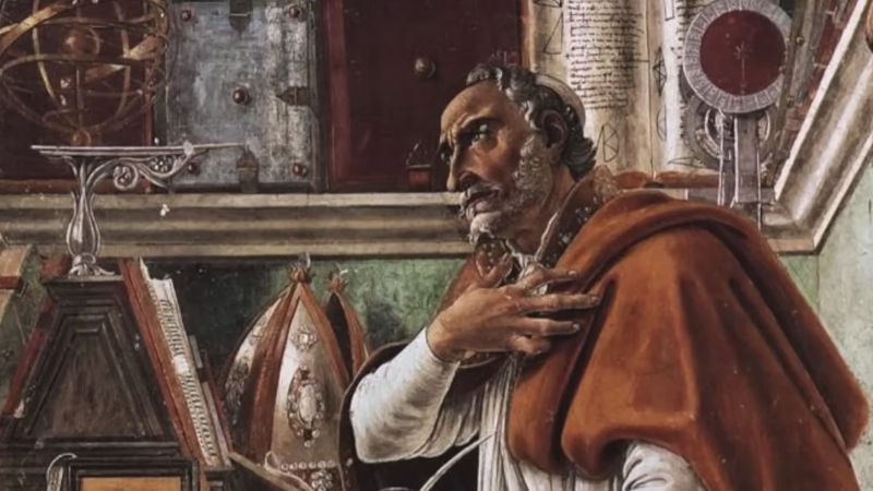 Augustine of Hippo, a Christian theologian