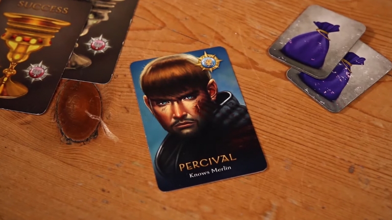 A close-up of the Percival card from The Resistance