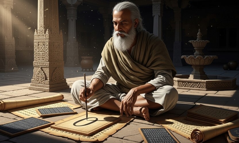 Ancient mathematician invents zero