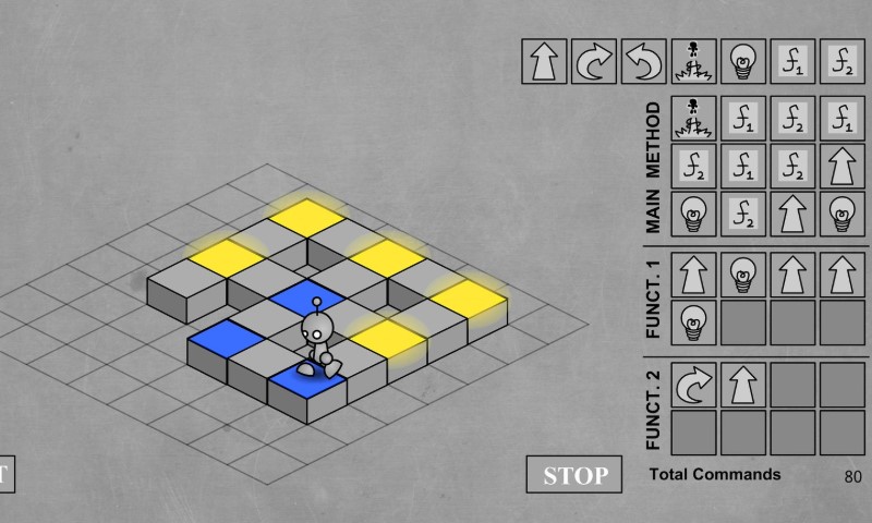 Lightbot gameplay