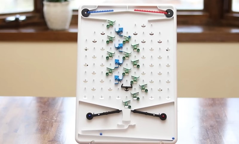 Turing Tumble game board